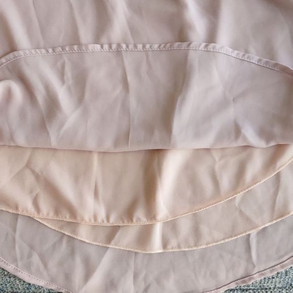 Veronica‎ M. Los Angeles Blush Side Tie Halter Blouse Sz XS - Picture 7 of 10